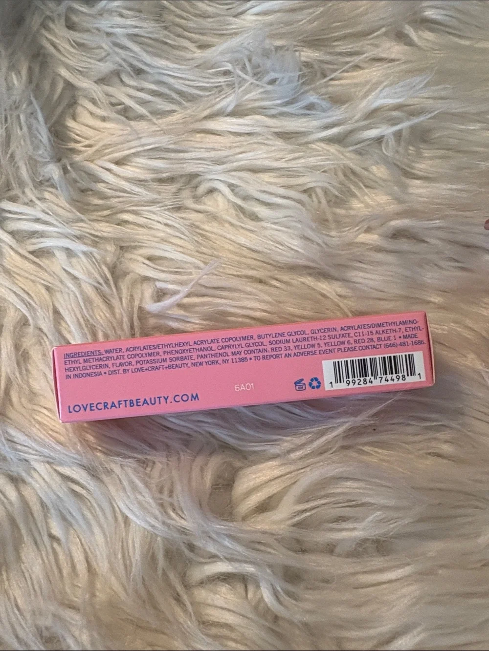 LoveCraft Beauty Tubular Lip Tint — Pink Mauve color is called cassette crush